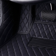 Black with Black Stitching Custom Heavy Duty, Universal Fit Floor Mats for Cars, SUVs, and Trucks