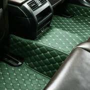 Green Stitching Custom Heavy Duty, Universal Fit Floor Mats for Cars, SUVs, and Trucks