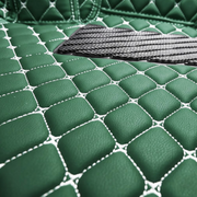 Green Stitching Custom Heavy Duty, Universal Fit Floor Mats for Cars, SUVs, and Trucks