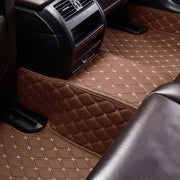 Brown Stitching Custom Heavy Duty, Universal Fit Floor Mats for Cars, SUVs, and Trucks
