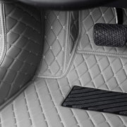 Gray Stitching Custom Heavy Duty, Universal Fit Floor Mats for Cars, SUVs, and Trucks