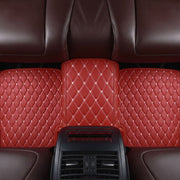 Red Stitching Custom Heavy Duty, Universal Fit Floor Mats for Cars, SUVs, and Trucks