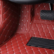Red Stitching Custom Heavy Duty, Universal Fit Floor Mats for Cars, SUVs, and Trucks