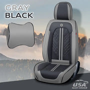 Zetas 2023 Full Set Universal Breathable Waterproof Vehicle Leather Cover For Cars Suv Pick-Up Truck